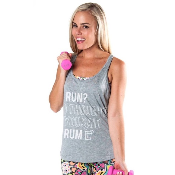 ALL FOR COLOR-Gray Racer Tank - Picture 1 of 4